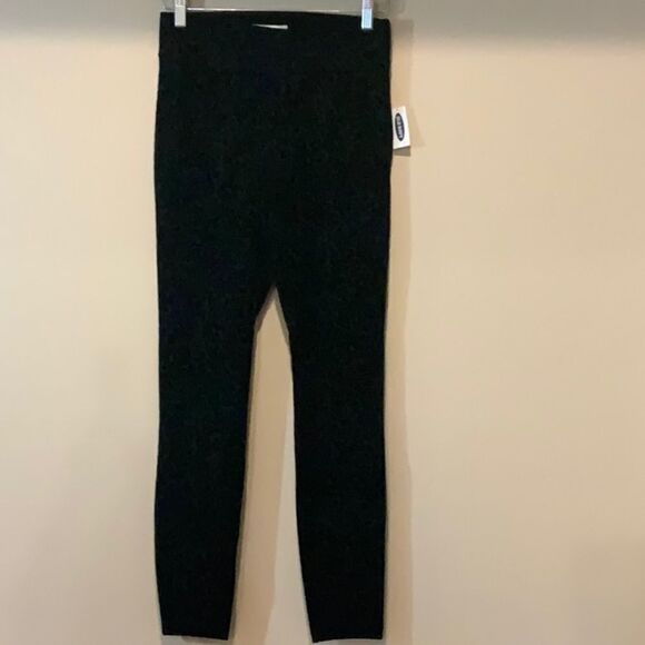 NWT Old Navy Black High-Waisted Stevie Leopard-Print Pants Small - Picture 10 of 15